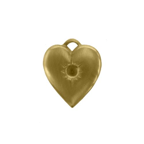 Heart w/ring and stone settings - Item # SG1406R/NH - Salvadore Tool & Findings, Inc.